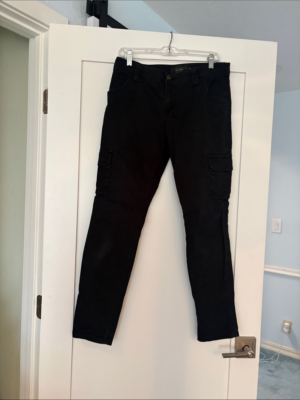 Sanctuary Black Skinny Cargo Jeans Sz 29